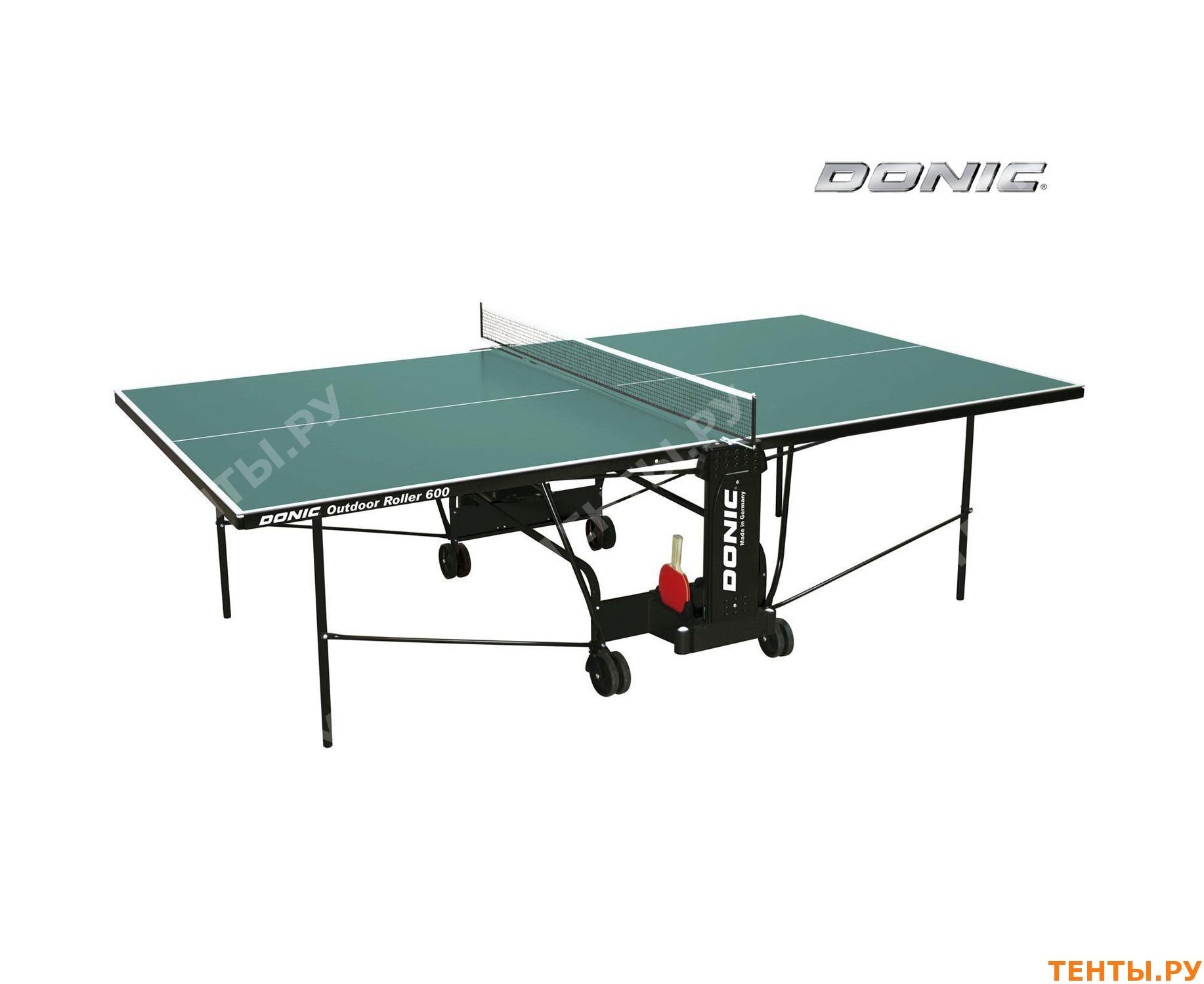 Теннисный стол donic indoor roller sun green 16 мм